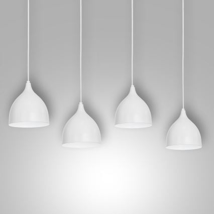 Chandelier on a string NOAK 4xE27/15W/230V grey