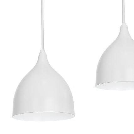 Chandelier on a string NOAK 4xE27/15W/230V grey