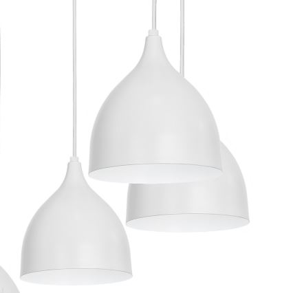 Chandelier on a string NOAK 5xE27/15W/230V grey
