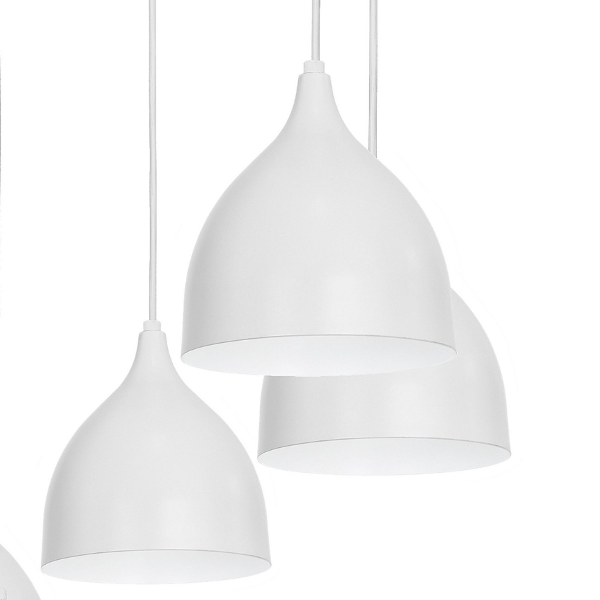 Chandelier on a string NOAK 5xE27/15W/230V grey