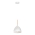 Chandelier on a string NOAK WOOD 1xE27/15W/230V white/beech