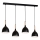 Chandelier on a string NOAK WOOD 4xE27/60W/230V