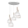 Chandelier on a string NOAK WOOD 5xE27/15W/230V white/beech