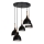 Chandelier on a string NOAK WOOD 5xE27/60W/230V
