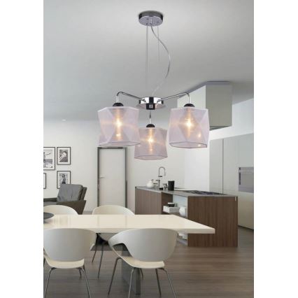 Chandelier on a string NOSJA 3xE27/40W/230V