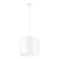 Chandelier on a string NOVA 1xE27/15W/230V d. 30 cm white