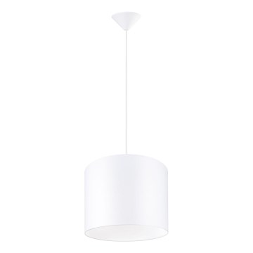Chandelier on a string NOVA 1xE27/15W/230V d. 30 cm white