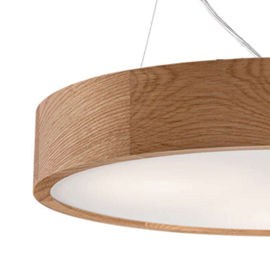 Chandelier on a string OAK 2xE27/60W/230V oak ø 37 cm