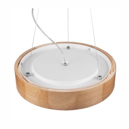 Chandelier on a string OAK 2xE27/60W/230V oak ø 37 cm