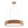 Chandelier on a string OAK 3xE27/60W/230V oak ø 47,5 cm - FSC certified