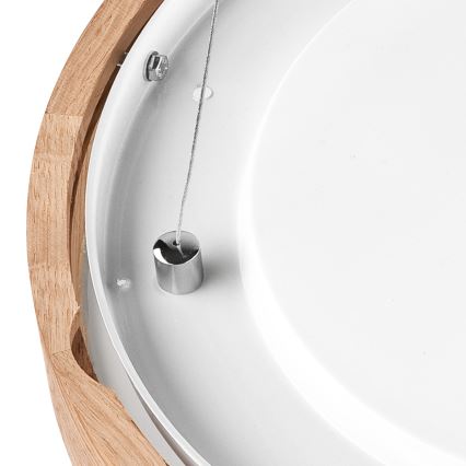 Chandelier on a string OAK SLIM 2xE27/60W/230V ø 37 cm oak