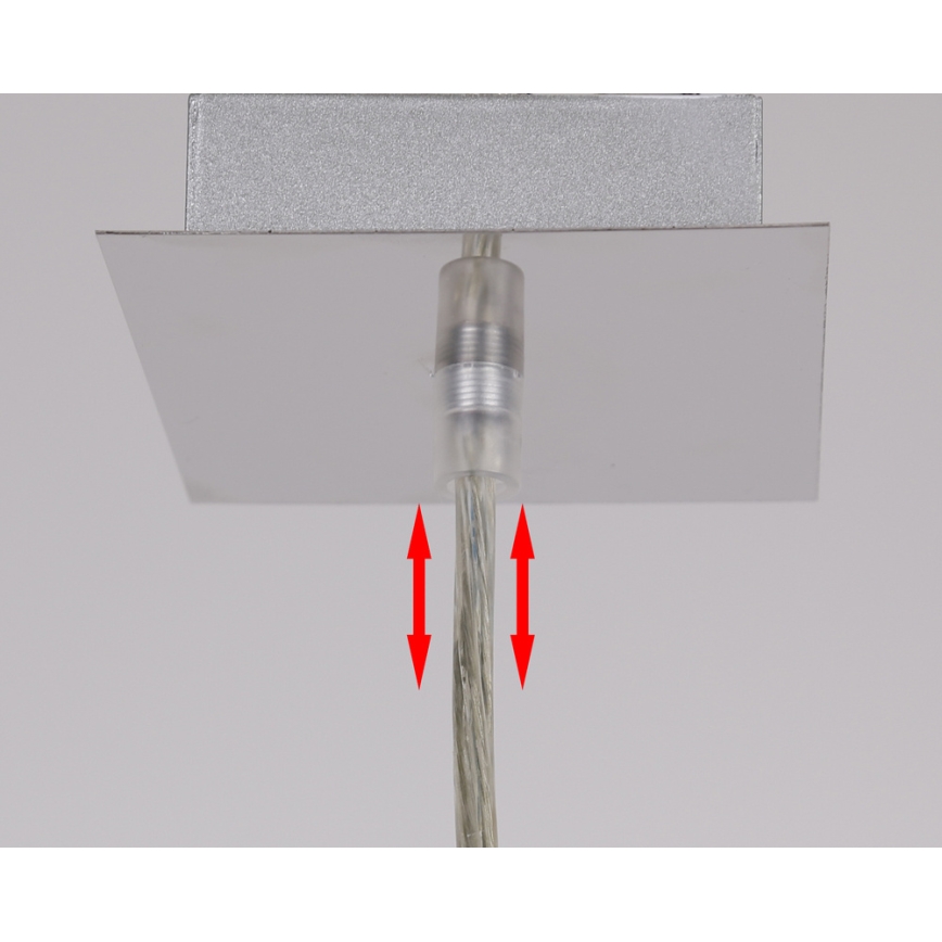 Chandelier on a string ODEN 1xG9/40W/230V d. 12 cm