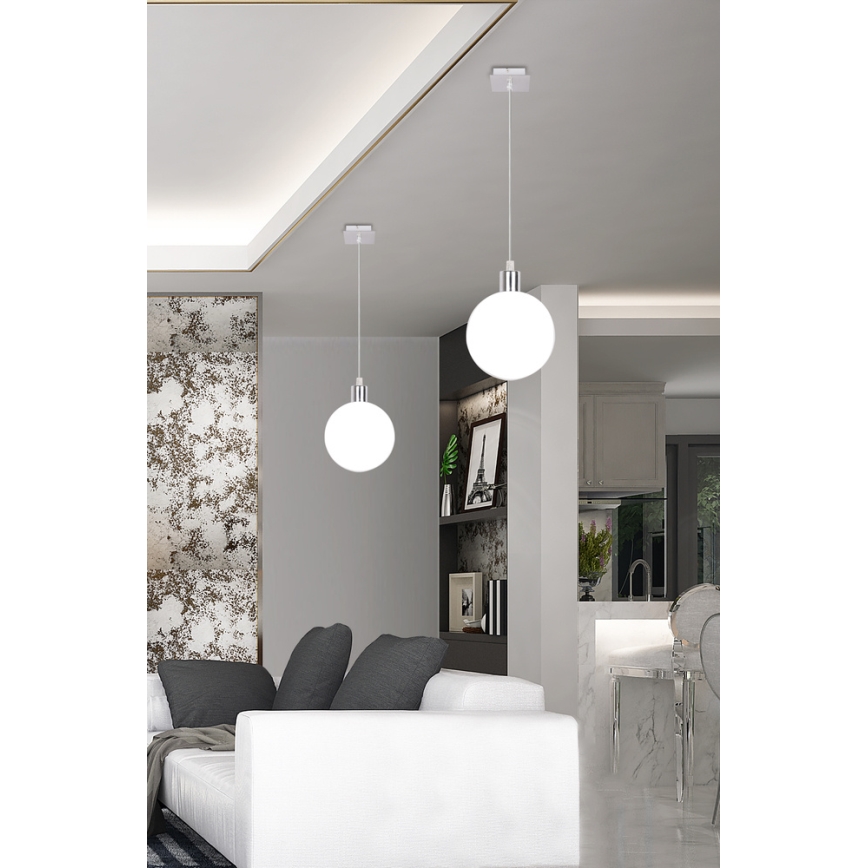 Chandelier on a string ODEN 1xG9/40W/230V d. 15 cm