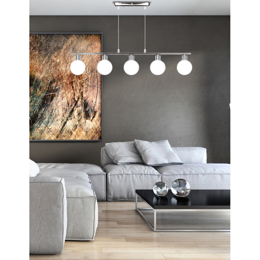 Chandelier on a string ODEN 5xG9/40W/230V