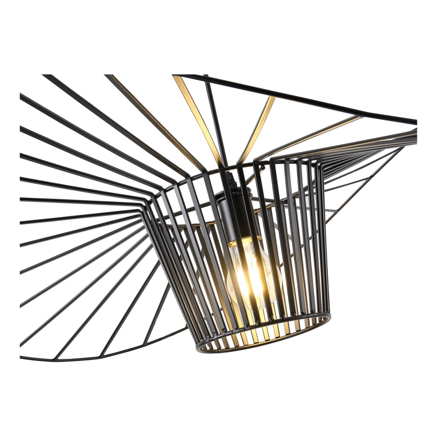Chandelier on a string OGGI 1xE27/40W/230V d. 80 cm black