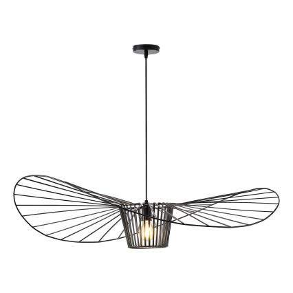 Chandelier on a string OGGI 1xE27/40W/230V d. 100 cm black