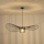Chandelier on a string OGGI 1xE27/40W/230V d. 100 cm black