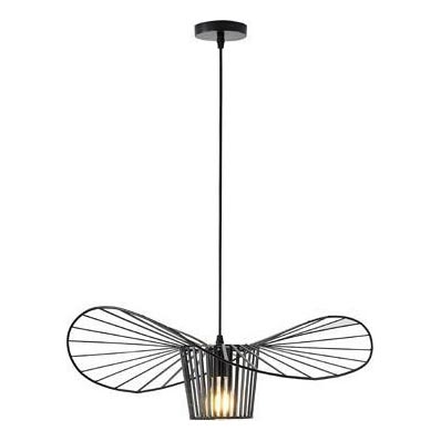 Chandelier on a string OGGI 1xE27/40W/230V d. 60 cm black
