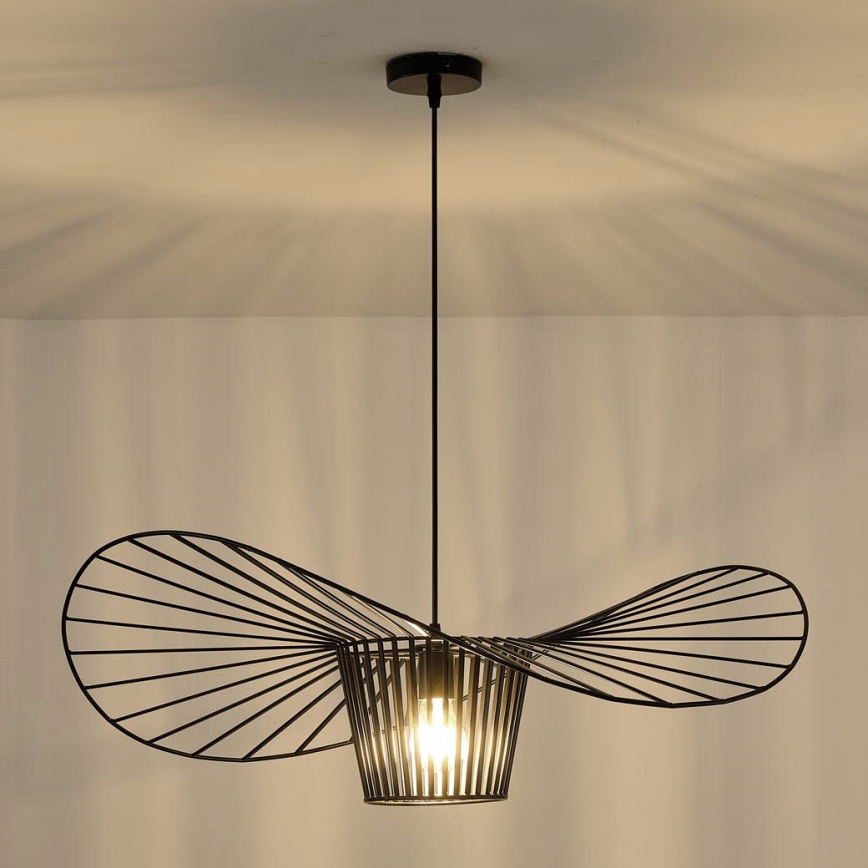 Chandelier on a string OGGI 1xE27/40W/230V d. 80 cm black