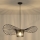 Chandelier on a string OGGI 1xE27/40W/230V d. 80 cm black
