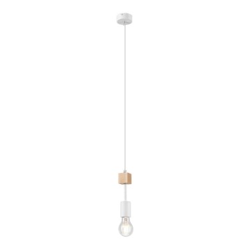 Chandelier on a string ORAZIO 1xE27/60W/230V beech - FSC certified