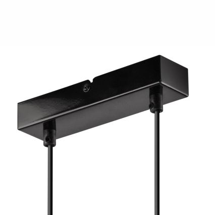 Chandelier on a string ORAZIO 2xE27/60W/230V beech