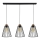Chandelier on a string ORAZIO 3xE27/60W/230V pine