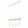 Chandelier on a string ORAZIO 4xE27/60W/230V beech - FSC certified