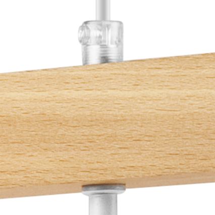 Chandelier on a string ORAZIO 4xE27/60W/230V beech - FSC certified