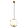 Chandelier on a string ORBA 1xE27/15W/230V brass