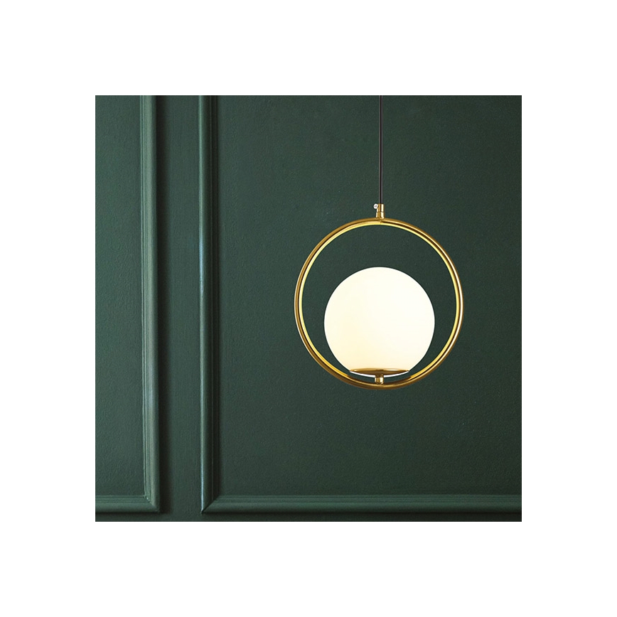 Chandelier on a string ORBA 1xE27/15W/230V brass