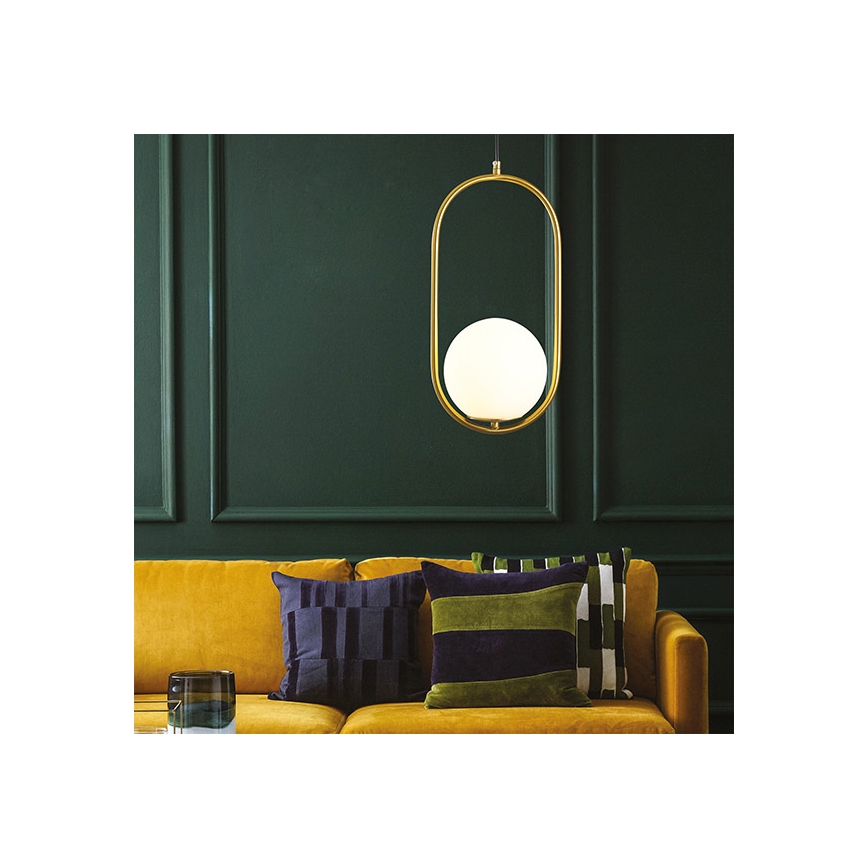 Chandelier on a string ORBA 1xE27/15W/230V brass