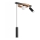 Chandelier on a string OTIS 1xG9/5W/230V + 2xE27/15W/230V oak