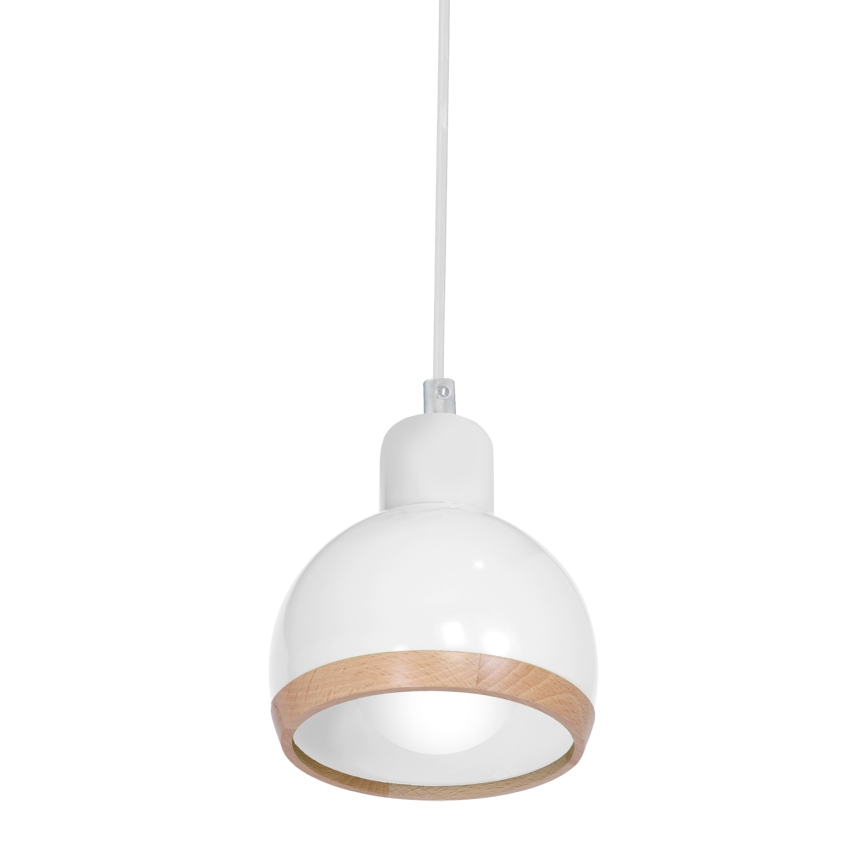 Chandelier on a string OVAL 1xE27/60W/230V white