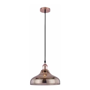 Chandelier on a string OXIGEN 1xE27/15W/230V copper/rose gold