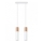 Chandelier on a string PABLO 2xGU10/40W/230V white/beech