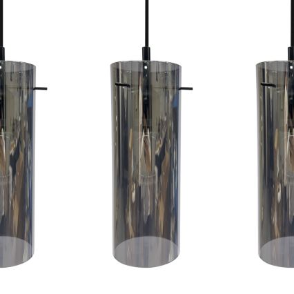 Chandelier on a string PADOVA 3xE27/15W/230V black