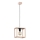 Chandelier on a string PAKO 1xE27/15W/230V beige
