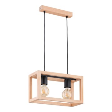 Chandelier on a string PAKO 2xE27/15W/230V beige