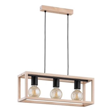 Chandelier on a string PAKO 3xE27/15W/230V beige