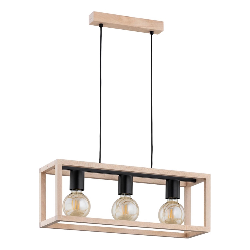 Chandelier on a string PAKO 3xE27/15W/230V beige