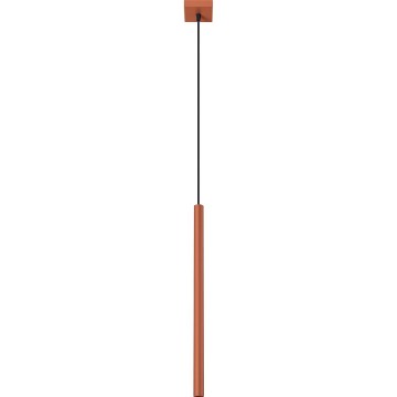 Chandelier on a string PASTELO 1xG9/8W/230V red