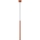 Chandelier on a string PASTELO 1xG9/8W/230V red