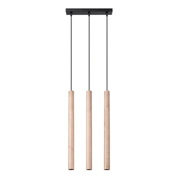 Chandelier on a string PASTELO 3xG9/8W/230V beech