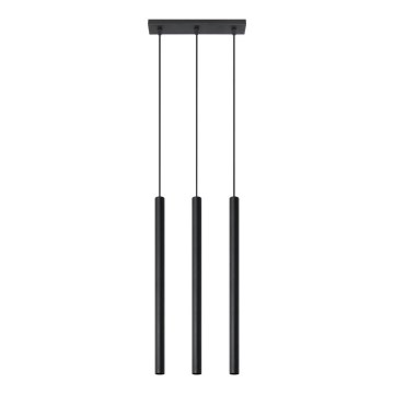 Chandelier on a string PASTELO 3xG9/8W/230V black