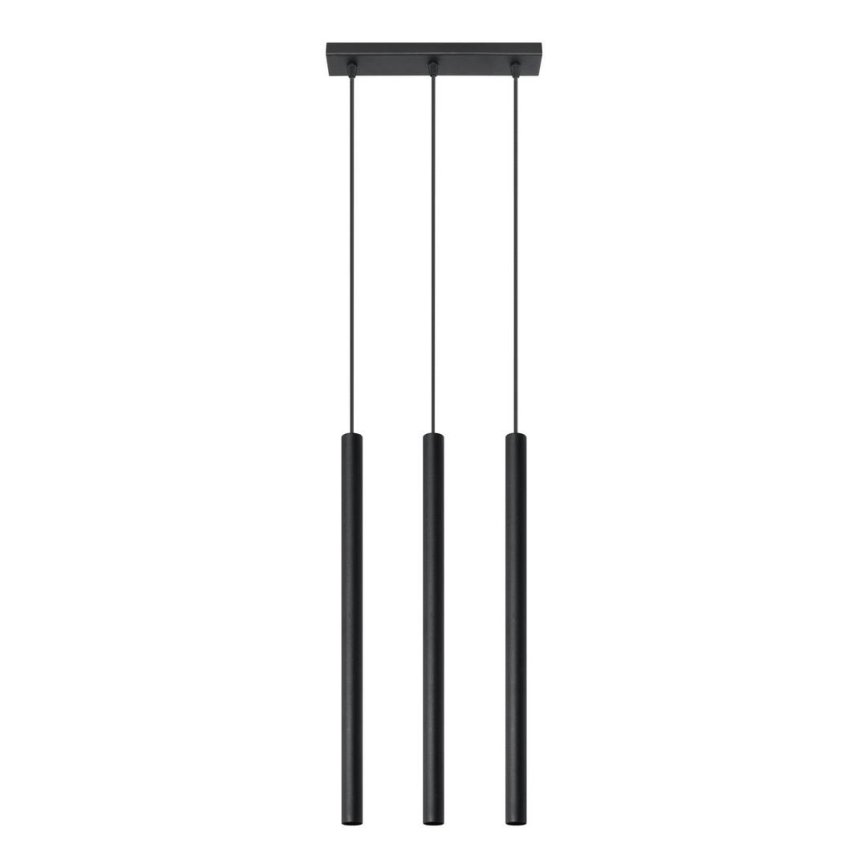 Chandelier on a string PASTELO 3xG9/8W/230V black