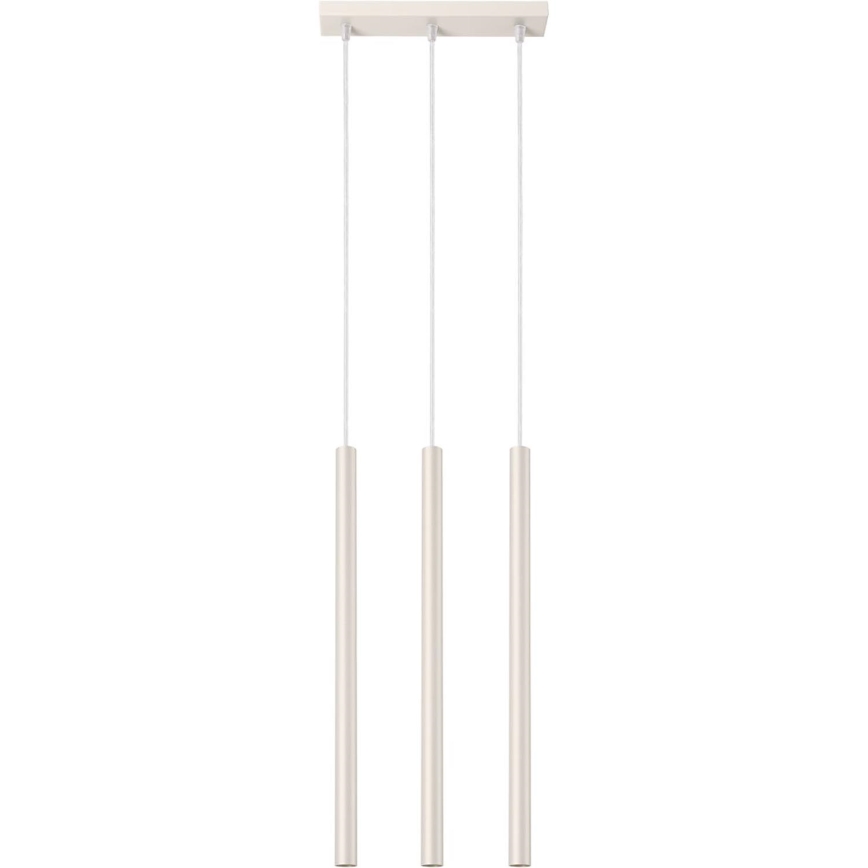 Chandelier on a string PASTELO 3xG9/8W/230V creamy