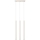 Chandelier on a string PASTELO 3xG9/8W/230V creamy