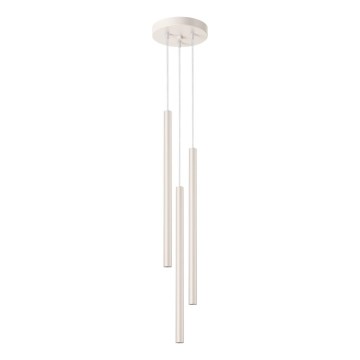 Chandelier on a string PASTELO 3xG9/8W/230V creamy