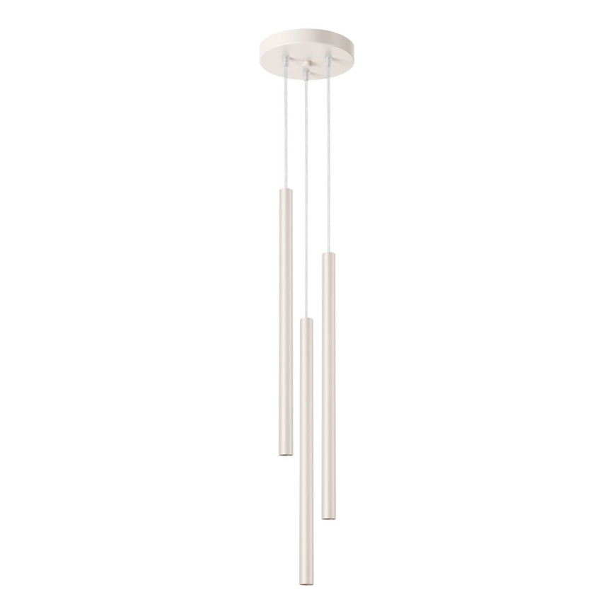 Chandelier on a string PASTELO 3xG9/8W/230V creamy